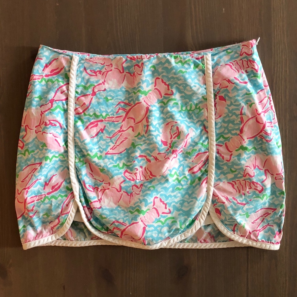 Lilly Pulitzer Lobstah Roll Skort, Size 00